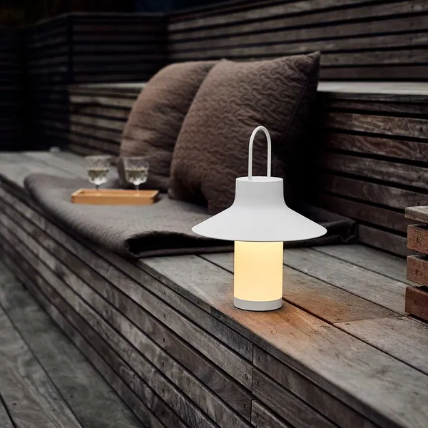 Shadow Large Bordslampa Vit