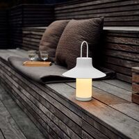 Shadow Large Bordslampa Vit