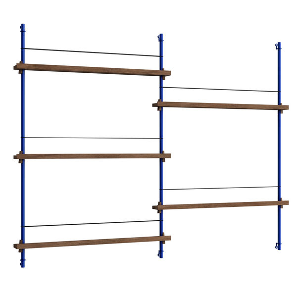 Magazine Hylde 123x162 cm Røget Eg/Deep Blue