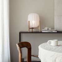 Prisma Bordlampe Eg / Hvid