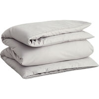 Sateen Single Dynebetræk 150x210 cm Moon Grey