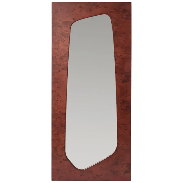 Folia Peili 55x135 cm Tummaksi petsattu Pahkapuu