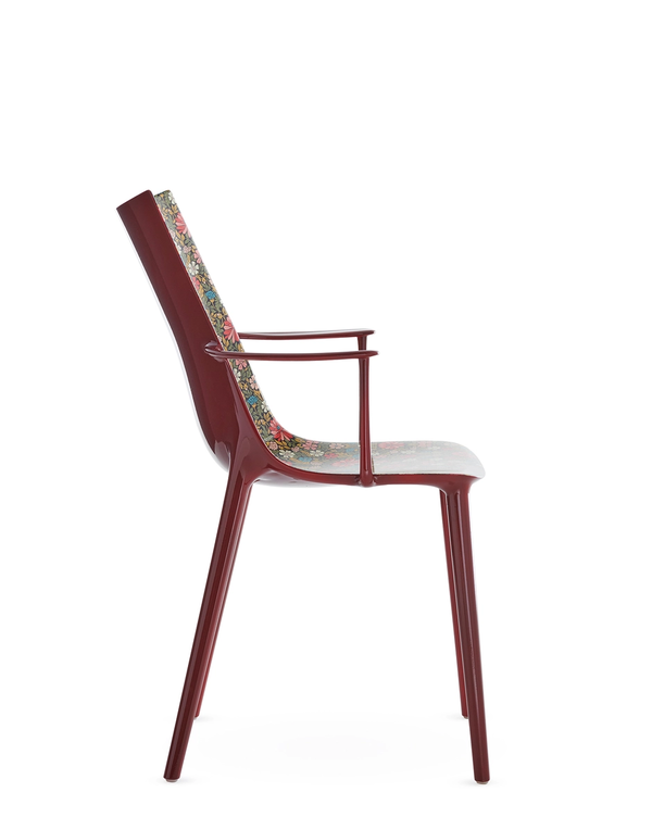 H.H.H. Stol Graphic Impression Burgundy / Lacquer