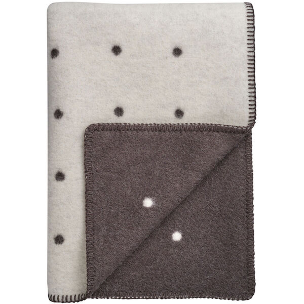 Pastille Plaid 135x200 cm Sort Og Hvid