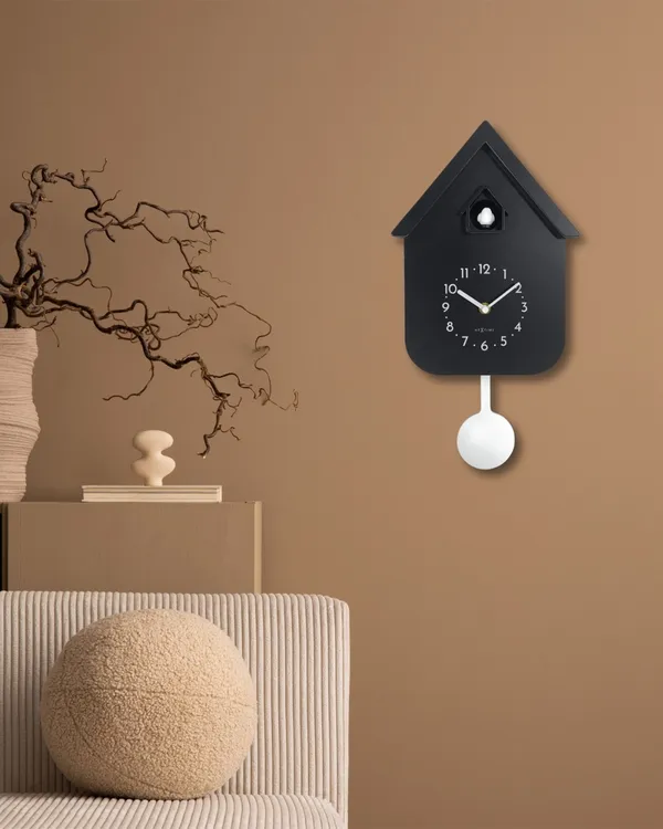 Twitter Wall Clock Black