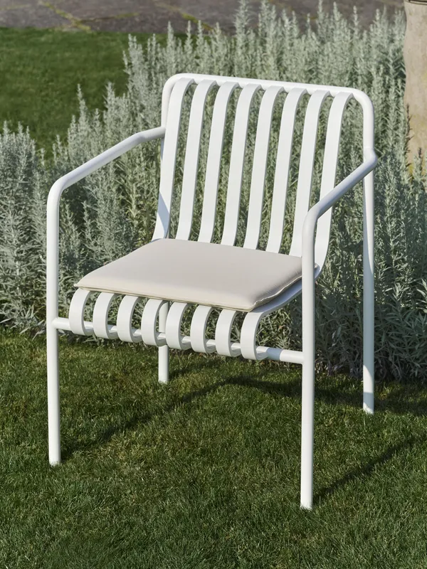 Palissade Dining Karmstol Cream White