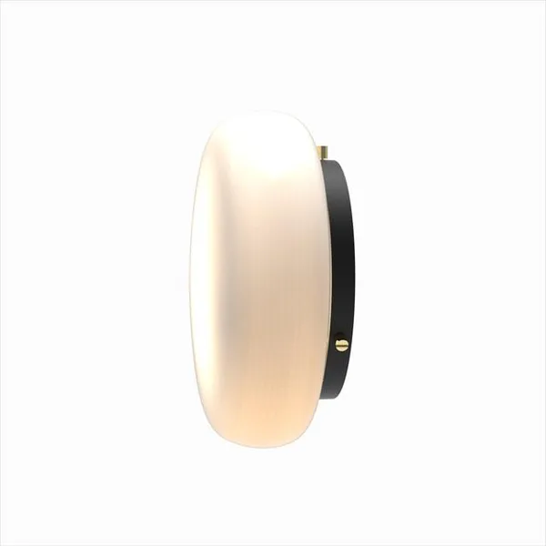 Opa Væglampe Opal/Sort