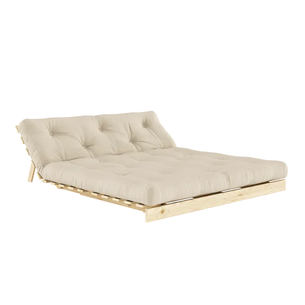 Roots 160 Sovesofa Med Madras Raw / Beige