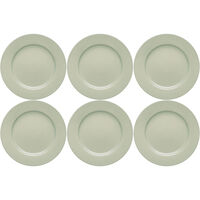Swedish Grace Tallerken 21 cm 6-pak Meadow (Light Green)