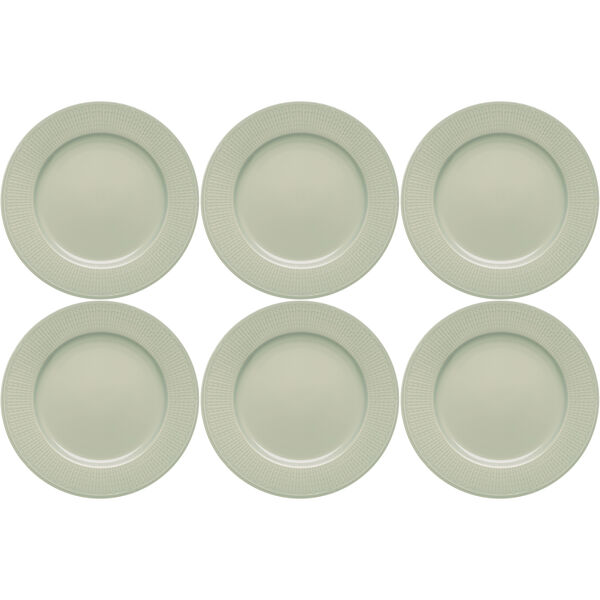 Swedish Grace Tallerken 21 cm 6-pak Meadow (Light Green)
