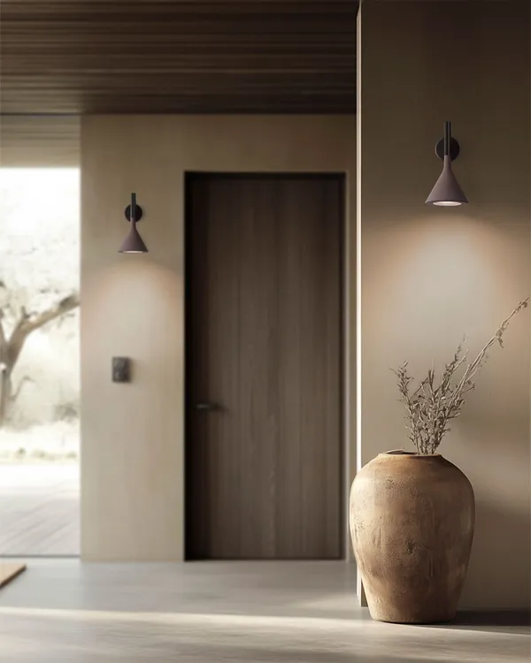 Aplomb Mini Wall Lamp Brown