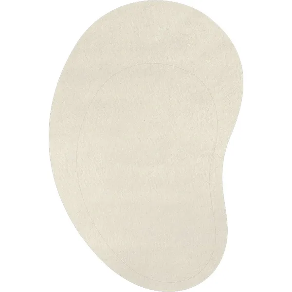 Residue Ullteppe 180x270 cm Benhvit