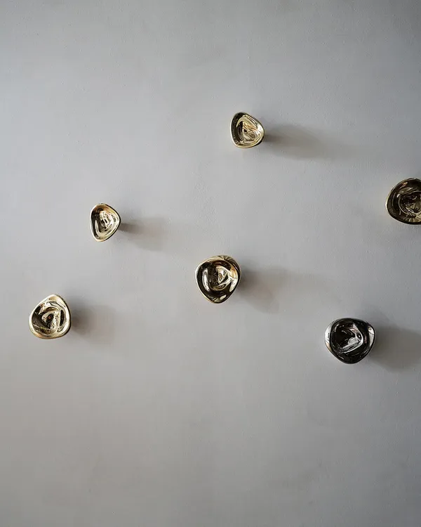 Ripple Knob Väggkrok 8 cm Silver