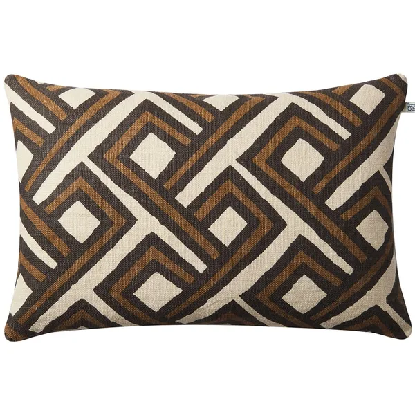 Lanka Kuddfodral 40x60 cm Taupe / Mörkbrun