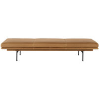 Outline Divan Cognacfarvet / Sort