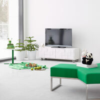 Collect 2010 Mediabänk Vit/Ek