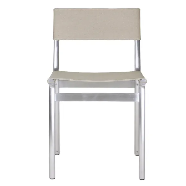 Union Chair Aluminium / Sandstone Linen