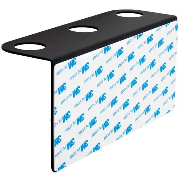Base Trippel Såpepumpeholder Krom