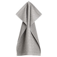 Jacquard Herringbone Håndkle 50x70 cm Concrete Grey