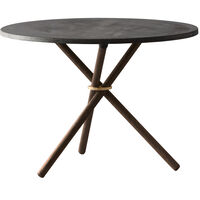 Daphne Sofabord 65 cm Mørk Beton / Mørk Eg