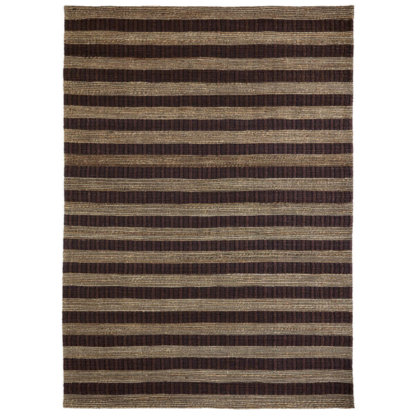 Block Tæppe 160x203 cm Brunt/Natur