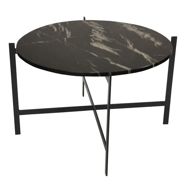 Deck Large Pöytä Marmori Musta/Musta