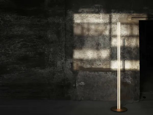 Coordinates F Gulvlampe Anodized Champagne
