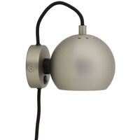 Ball Magnet Væglampe Glossy Pale Grey