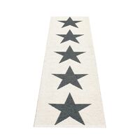 Viggo One Gulvtæppe 70x350 cm Black/Vanilla