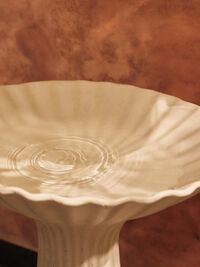 Fountain Piedestalskål H75 cm Ivory