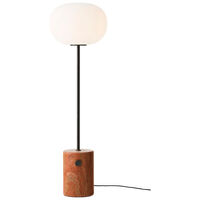 JWDA Gulvlampe Red Travertine / Bronzeret Messing