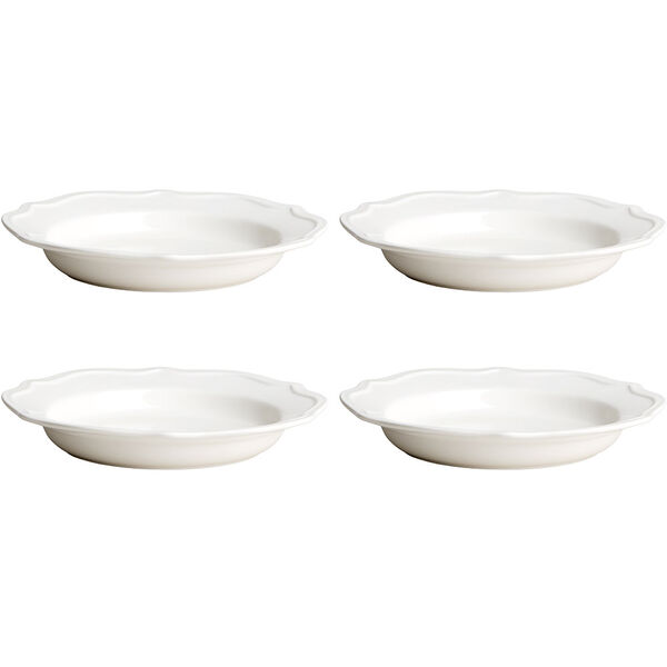 Violette Dyb Tallerken 23 cm 4-pack Hvid