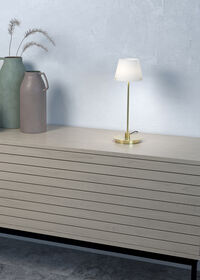 Gil Il Grande Bordlampe Satin Brass