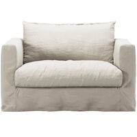 Betræk Til Le Grand Air Nou Love Seat Hør Creamy White