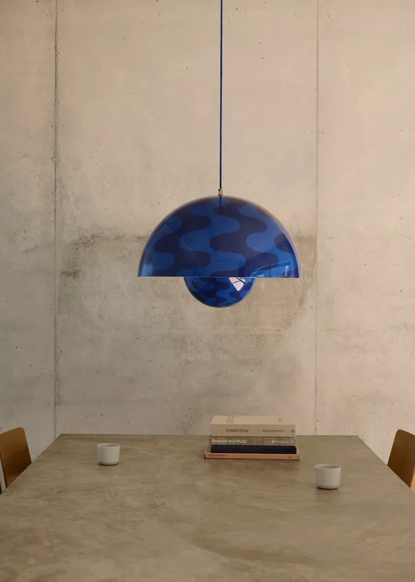 Flowerpot VP2 Pendel Cobalt Blue / Twilight Blue