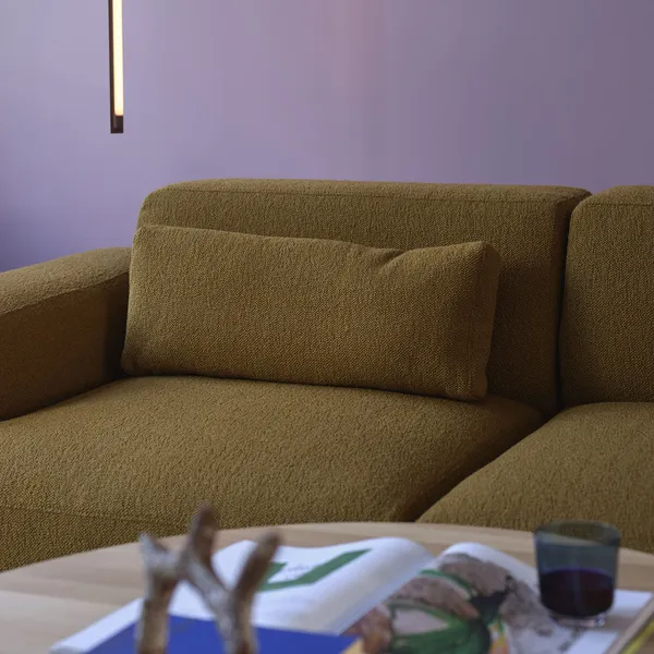 Soft Sofabord Ø95 cm Massiv Eg / Gråt