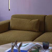 Soft Sofabord Ø95 cm Massiv Eg / Gråt