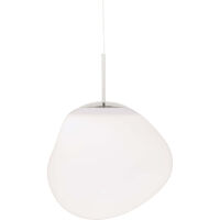 Melt Pendel Stor Opal / Sølv