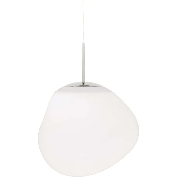 Melt Pendel Stor Opal / Sølv