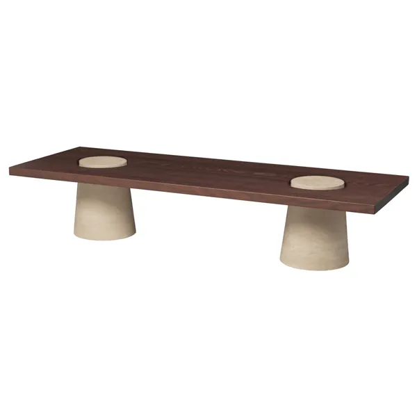 Grova Travertin Sofabord 55x155 cm