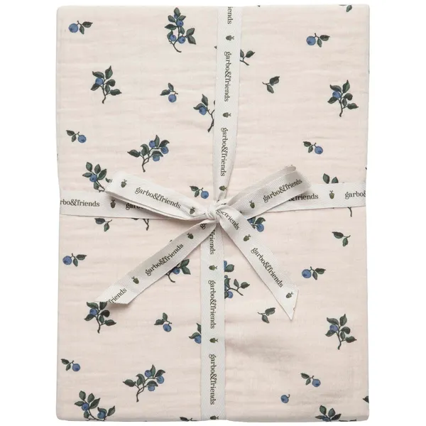 Blueberry Muslin Fitted Sheet 180x200 cm