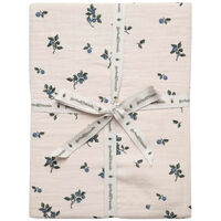 Blueberry Muslin Fitted Sheet 180x200 cm