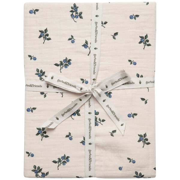 Blueberry Muslin Fitted Sheet 180x200 cm