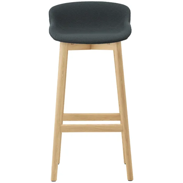 Hyg Barstol 75 cm Mørkegrå / Eik