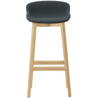 Hyg Barstol 75 cm Mørkegrå / Eik