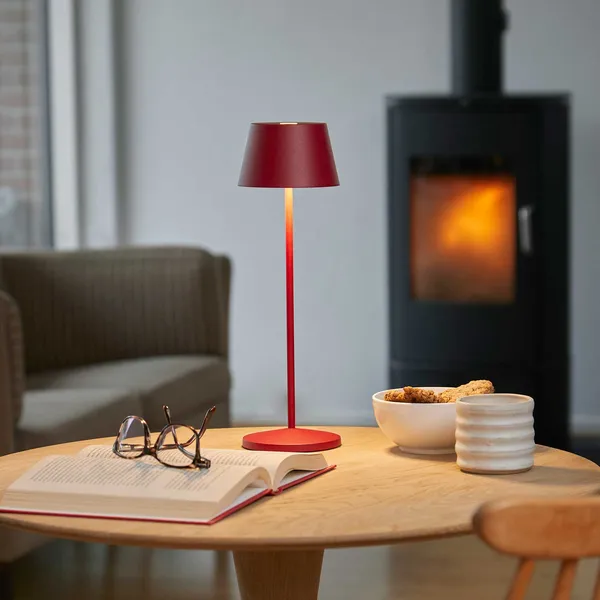 Modi Pöytävalaisin H358 cm Ruby Red