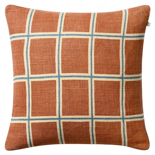 Raha Putetrekk 50x50 cm Apricot Orange / Sky Blue