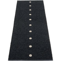 Peg Gulvteppe 70x200 cm Sort/Lin