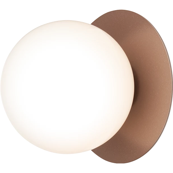 Liila 1 Vägg-/Taklampa Utomhus 165 mm Mörk Brons / Opal