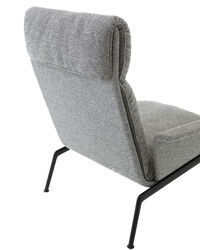 Muno LN17 Loungefåtölj Hög Rygg Med Armstöd Warm Black / Hallingdal 0126